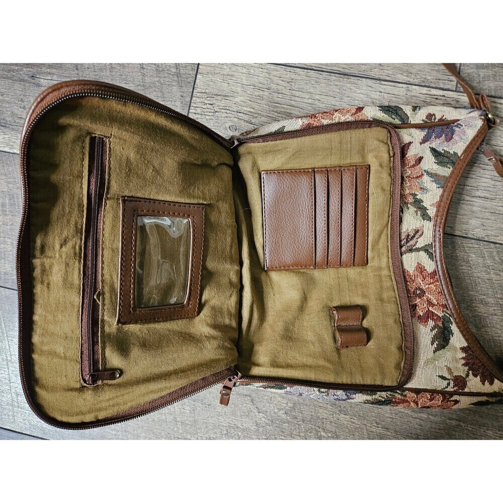 Basic Editions Vintage Floral Crossbody Purse - Picture 5 of 6